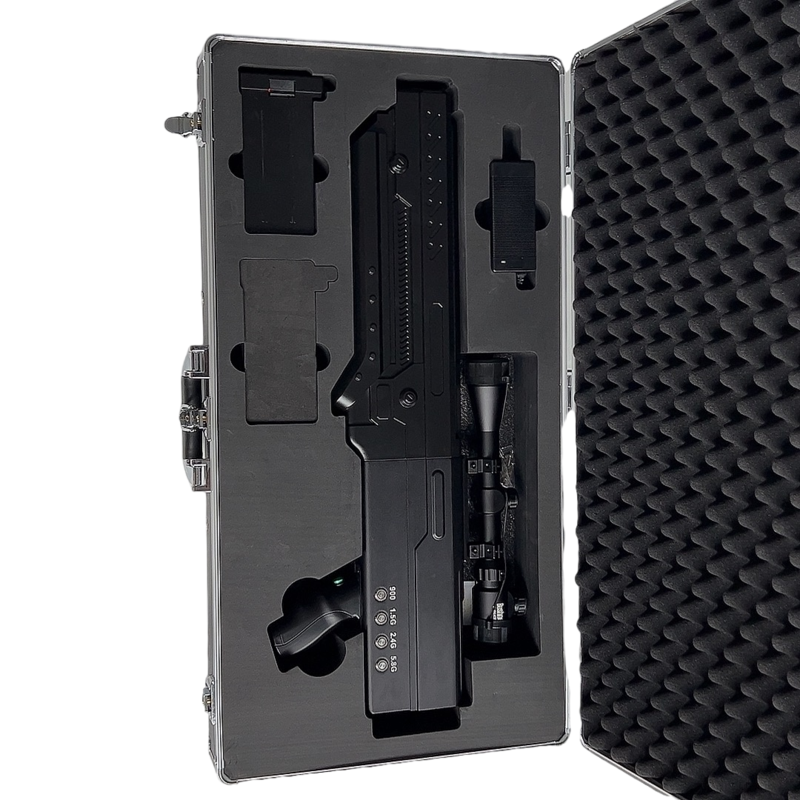  朝天手持便携式枪型低空防御反制四通道B型